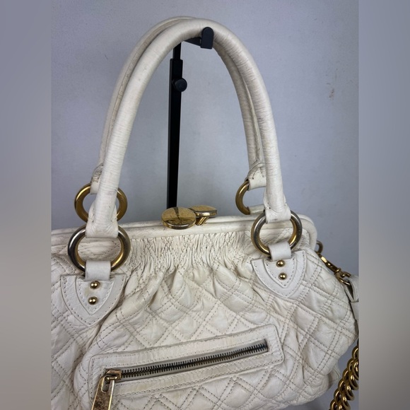 MARC JACOBS QUILTED LEATHER STAM CROSSBODY BAG - Picture 2 of 14